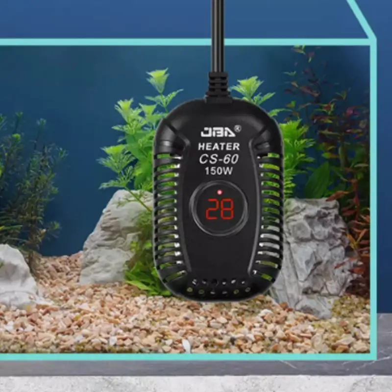 Quartz Glass Aquarium Submersible Heater Ultra Short Low Water Level Fish Tank Heating Rod 25w-150w Adjustable - Image 4
