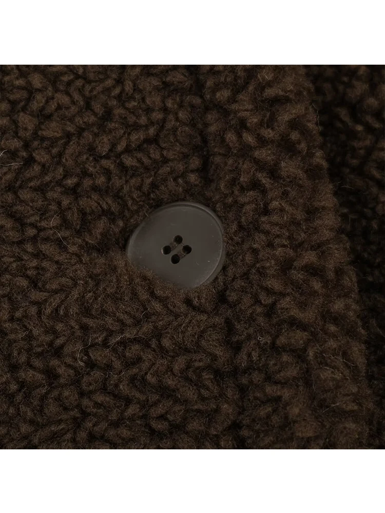 Winter Women's Faux Fur Jacket Casual Oversize Long Sleeve Turn Down Collar Long Fur Coat New Stylish Female Fashion Outerwear