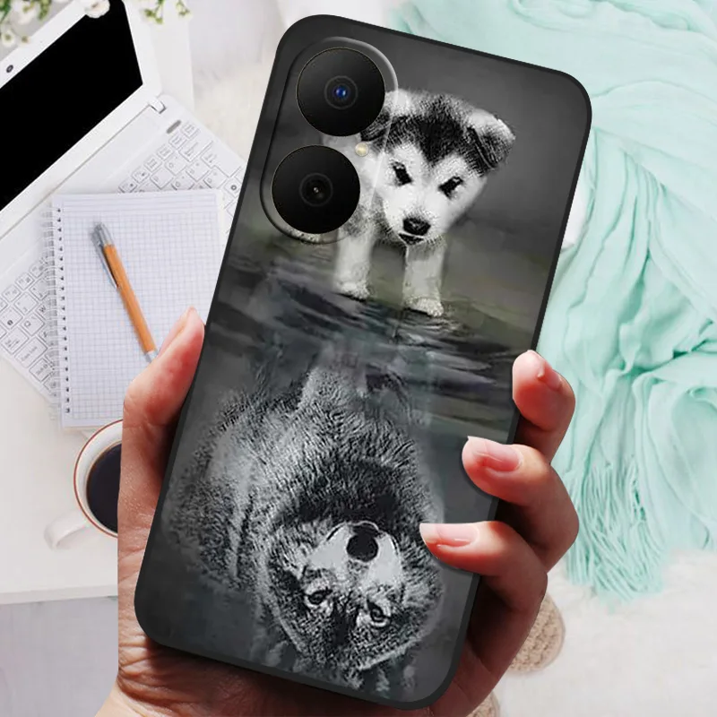 Silicon Back Cover Phone Case with Soft Bumper - Durable and Stylish Coque
