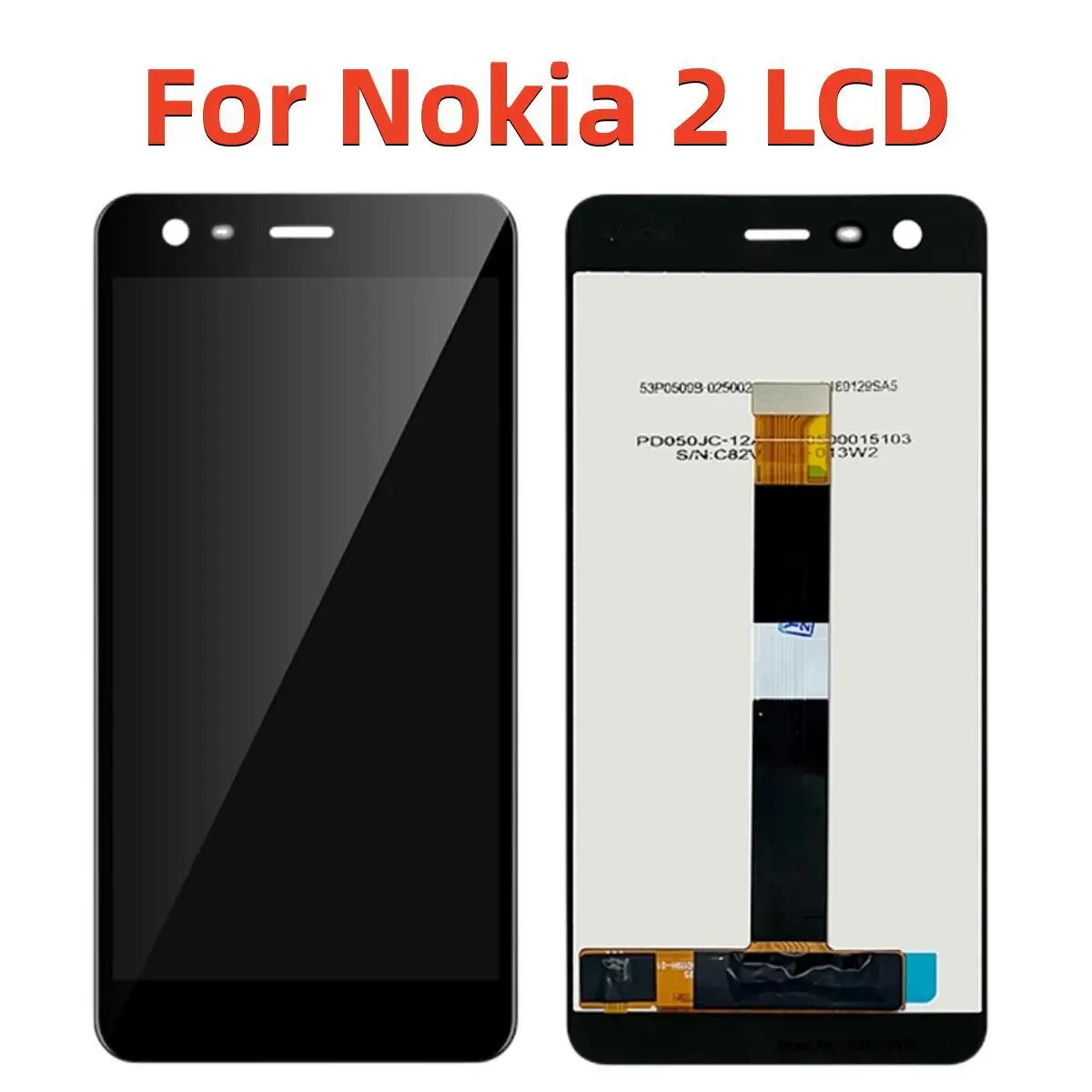 

For Nokia 2 LCD Display TA-1007 TA-1023 TA-1029 Digitizer Assembly With Frame For Nokia N2 LCD Touch Screen