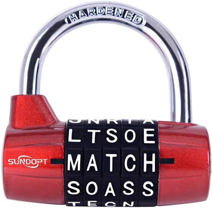 Secure Combination Padlock for Gym, School, Fence, Toolbox, and Storage
