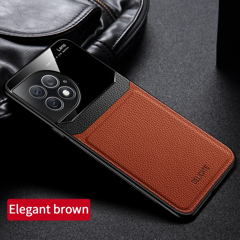 Luxurious Leather Texture Shockproof Phone Case - Premium Protection