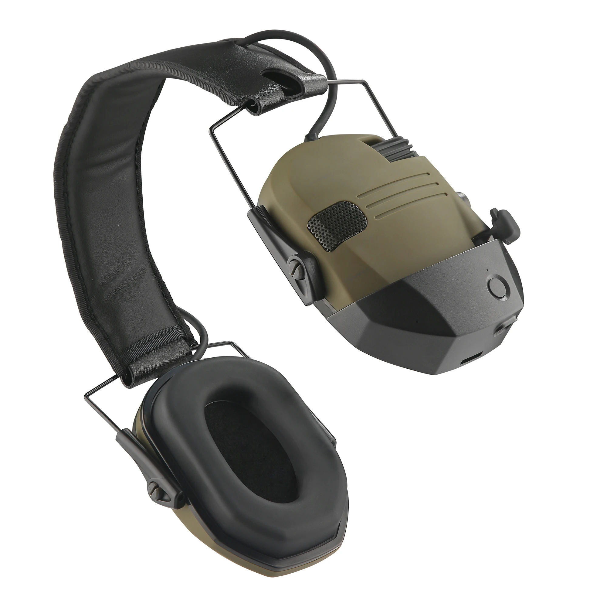 Tactical Shooting Ear Protection Sound Amplification Anti-noise Earmuffs Hunting Ear Defender Bluetooth adapter(optional)