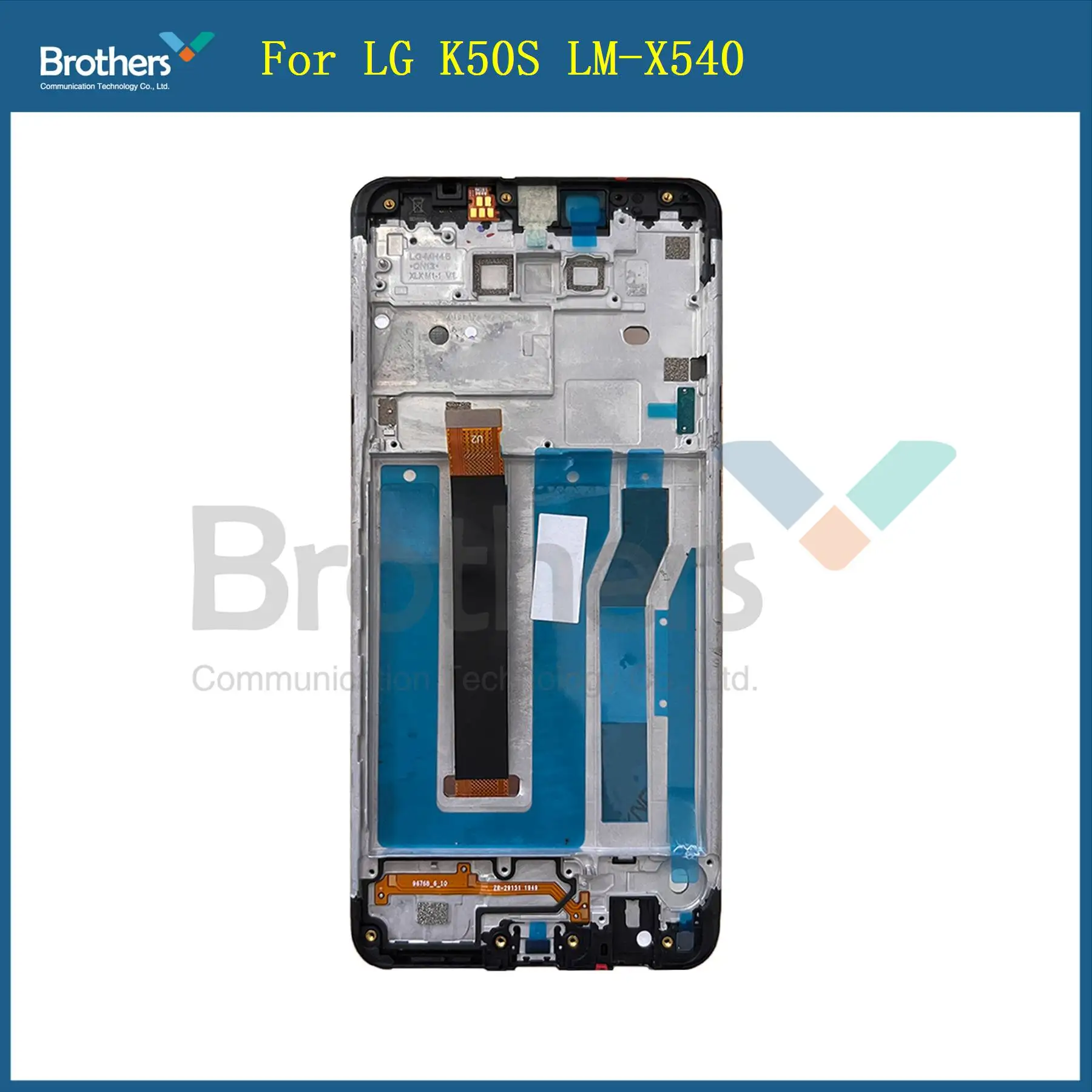 

For LG K50S LCD Display Touch Screen Digitizer Assembly LMX540HM With Frame Replacement Repair Parts