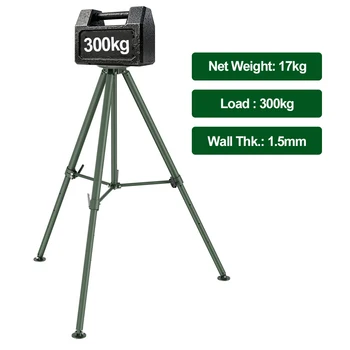 Treppiede in metallo di grado industriale T300 con capacità di carico di 300 kg, supporto robusto per ingegneria, ideale per radar e attrezzature pesanti da esterno.