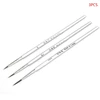 3pcs/set 0 00 000 Nylon Brush Hook Line Pen Professional Fine Tip Drawing Brushes for Acrylic Watercolor Oil Painting 1