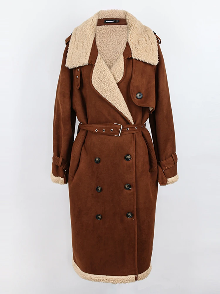 【PARTIMENTO WOMEN】SUEDE SHEARLING COAT /韓國 大人気 PARTIMENTO WOMEN】SUEDE SHEARLING COAT /韓國 大人気