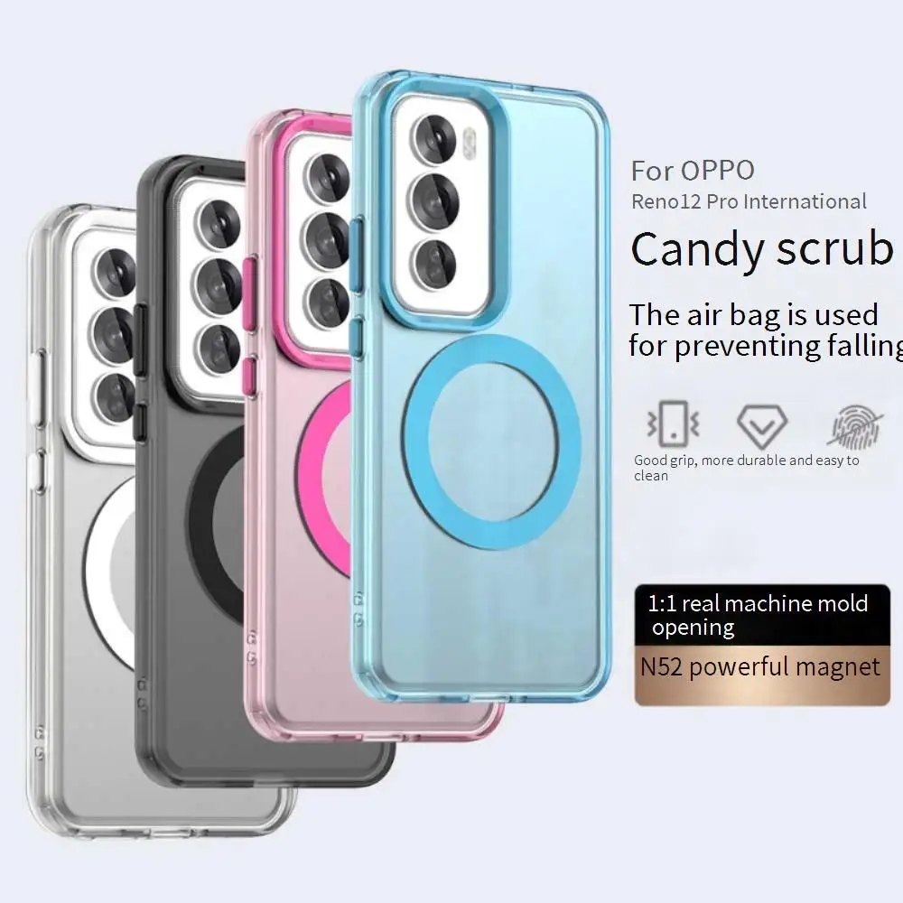 MagSafe Matte Shockproof Magnetic Wireless Charging Phone Case