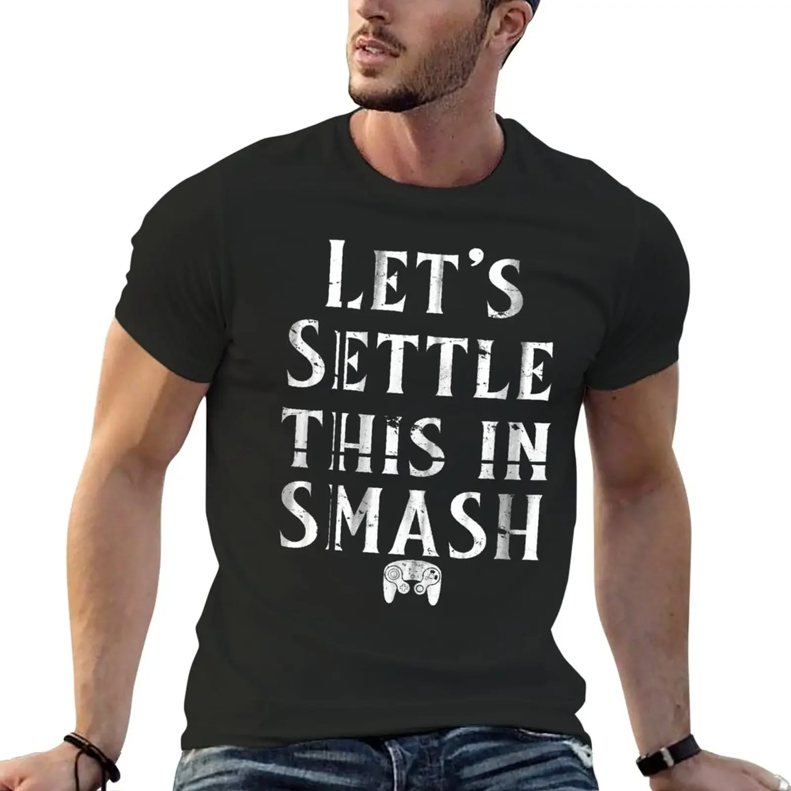 

Settle it in Smash T-Shirt Blouse aesthetic clothes boys animal print men clothing