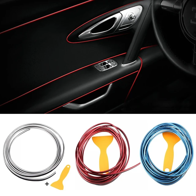 5M DIY CAR Interior Decor Decoration Moulding Trim Strip Line