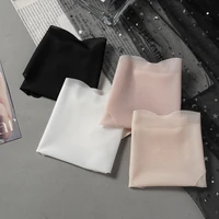 1/3PCS Culottes sexy pour femmes à taille basse, transparentes, couleur unie, sous-vêtements antibactériens, culottes en soie glacée 2