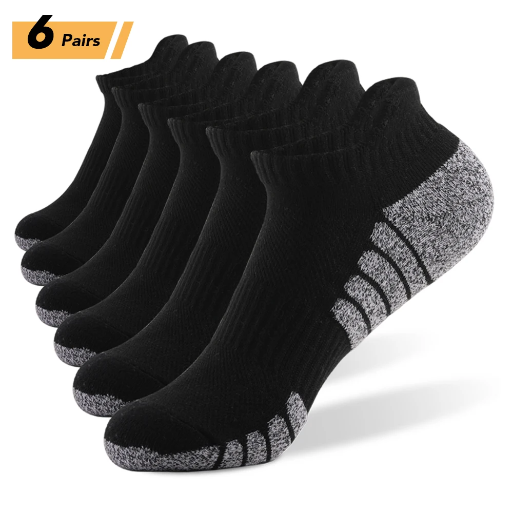 Running Socks 6 Pairs for Autumn Winter Sports