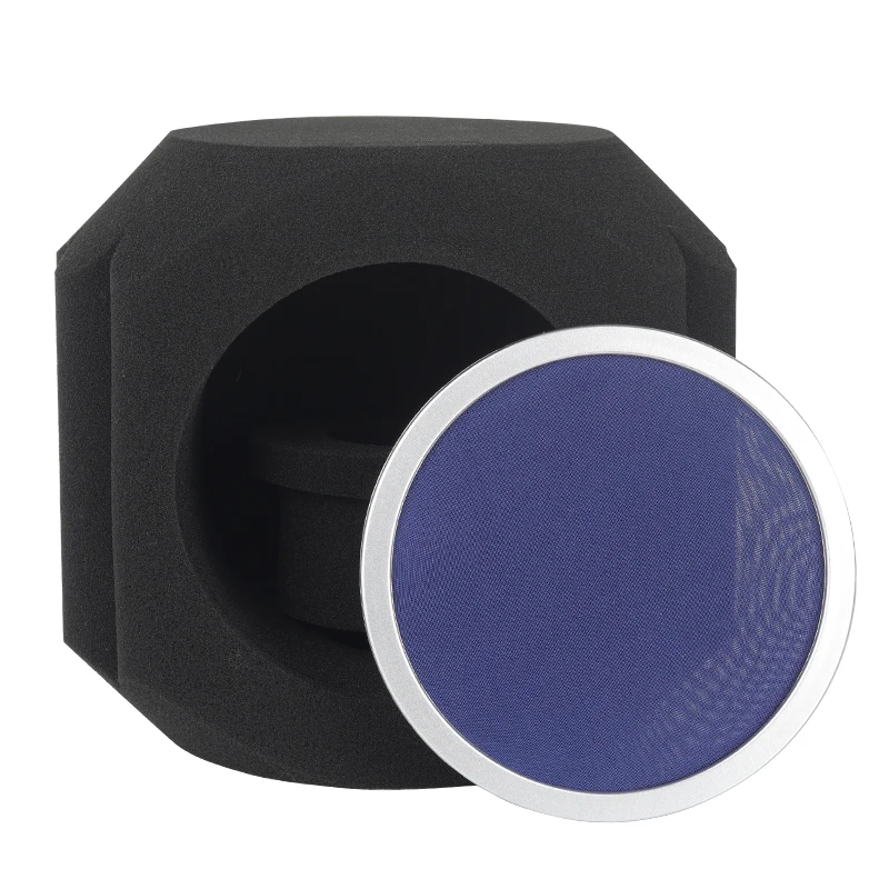 Filtro Antivento per Microfono, Sfera di Isolamento Acustico, Filtro Acustico per Microfoni da Studio di Registrazione - immagine 2