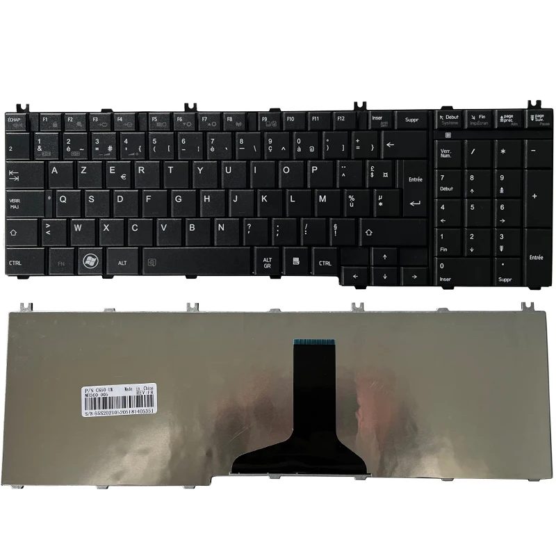 AZERTY الفرنسية لوحة المفاتيح لابتوب toshiba الأقمار الصناعية C650 C655  C655D C660 C670 L650 L655 L670 L675 L750 L755 l755d الأسود - AliExpress