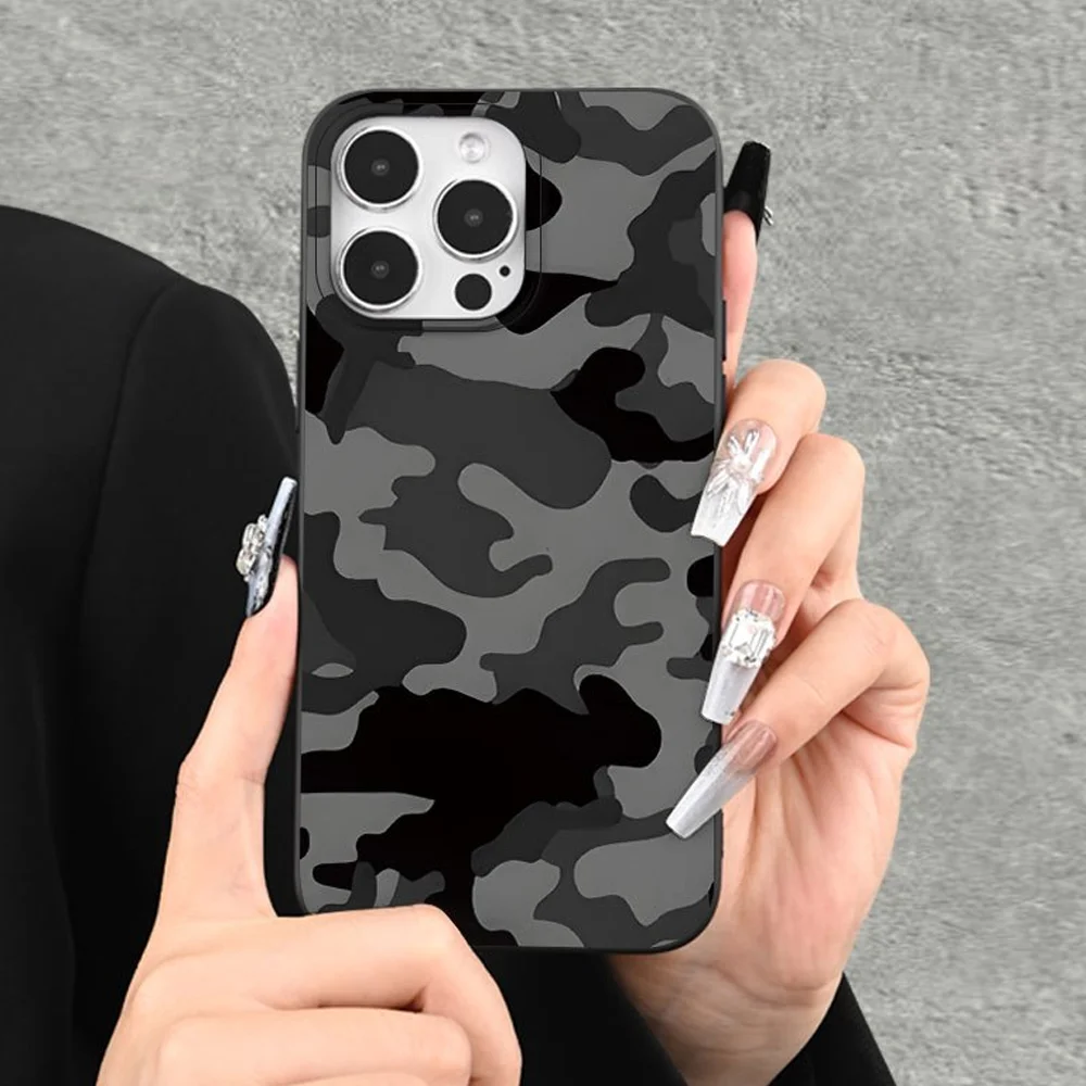 Fashion Camouflage Creative Pattern Protective Soft Phone Case Cover