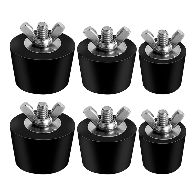 

6 Pack 3 Size Pool Winterizing Plug For Swimming Pool Holes,Expansion Plugs For Above Ground Pool Skimmer