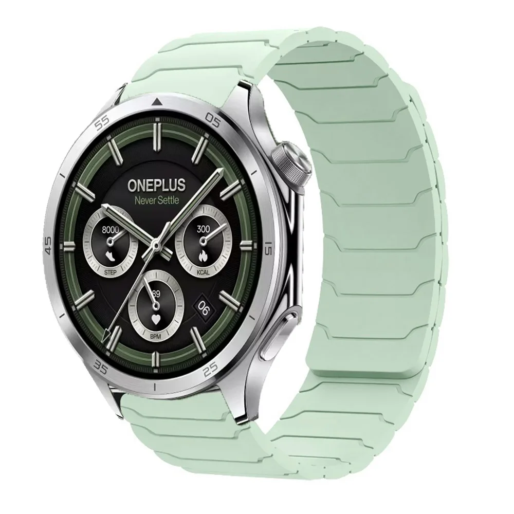 Magnetic Silicone Strap - Adjustable 20/22mm Bracelet Wristband