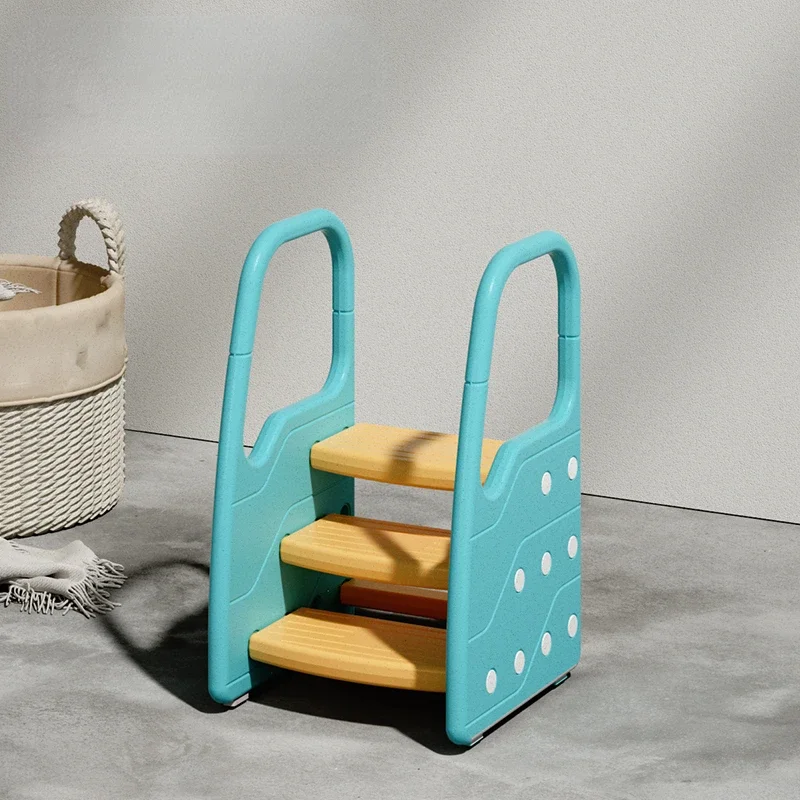 Stable Anti Slip Plastic Baby Learning Tower,Hand Washing Toilet Steps for Kids Step Stools, Bathroom Toilet Ladder Children