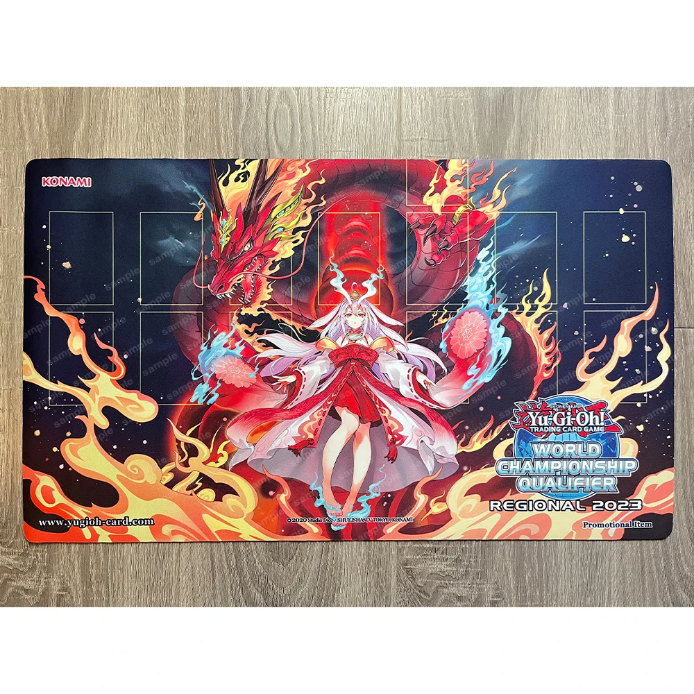 Tappetino Da Gioco Yugioh Con Zone Kurikara L'Impermeabile Avatar Tcg Ccg Ocg Tappetino Da Gioco Per Carte Collezionabili Yu-Gi-Oh Mats-Y108