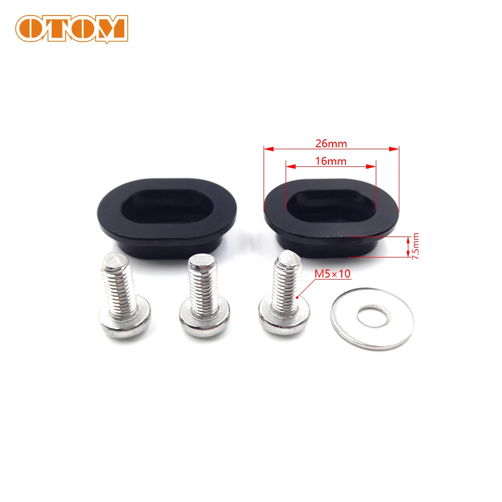 OTOM Chain Slider Washer Pad Accessories Off-road Motorcycle CNC Machining Flat Fork Rubber Washer motorcycle chain buckle motorcycle chain tensioner pulley mini moto chain motorcycle chain guard motorcycle chain sprocket motorized bicycle chain link kit For HONDA CRF150 CRF250R 450R
