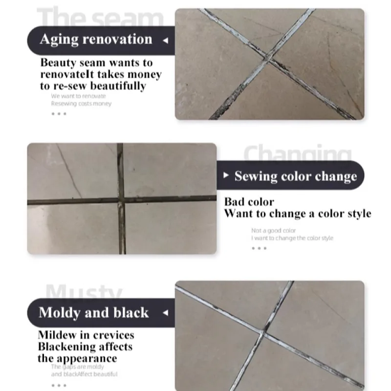 Jue Fish Ceramic Tile Touchup Marker Fill and Repair Grout Cracks