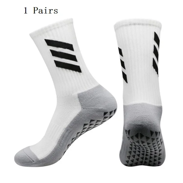 New Football Socks Anti-Slip Breathable Man Women Thickened Towel Bottom Soccer Sports Socks Rugby Basketball Yoga Socks 1 Pair