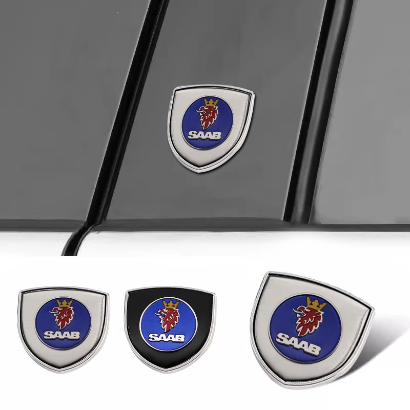 Car Styling 3D Corpo In Metallo Posteriore Tronco Emblema Adesivo Decalcomania Accessori Per Saab 9-3 9-5 9-7 93 9-7X 9-2X 9-5X 9 5 428 Scania 9000