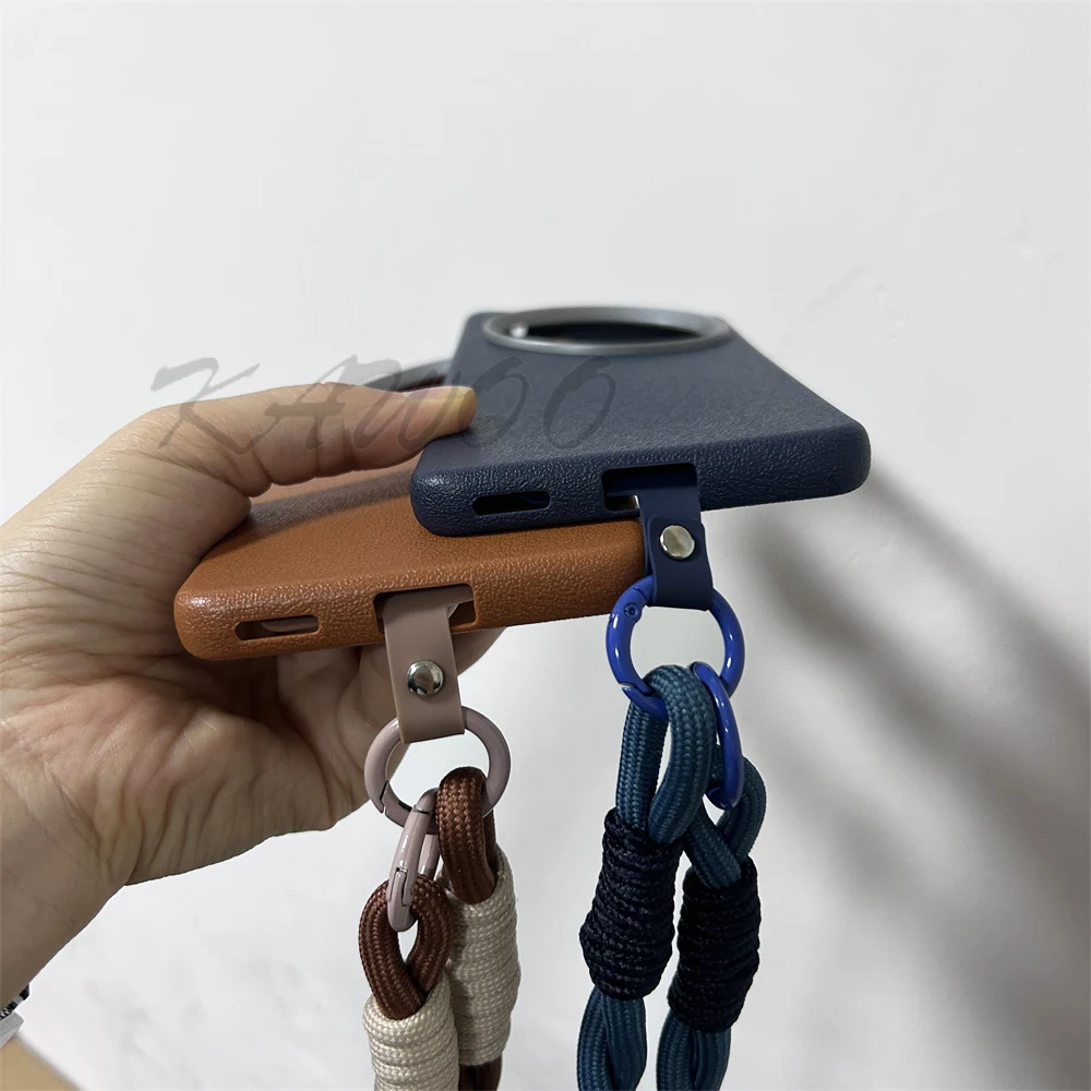 X9C حافظة جلدية حبل الحبل غطاء ناعم لهاتف Honor X9...