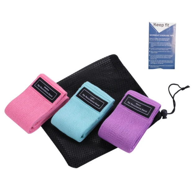 Anti Slip High Elastic Fabric For Fitness And Beauty Hip Leg Hip Loop Resistance Band For Squatting Exercises