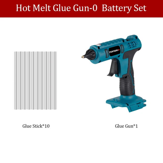 Hot Melt Glue Gun 600W Highpower Quick Melt Adhesive for Makita 18V