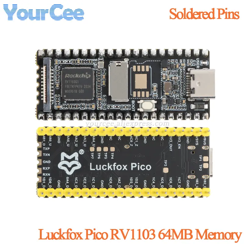 LuckFox Pico Pro/Mini/Plus/Max Linux Development Board RV1103 64MB RV1106 Memory Rockchip with Network Port image 8