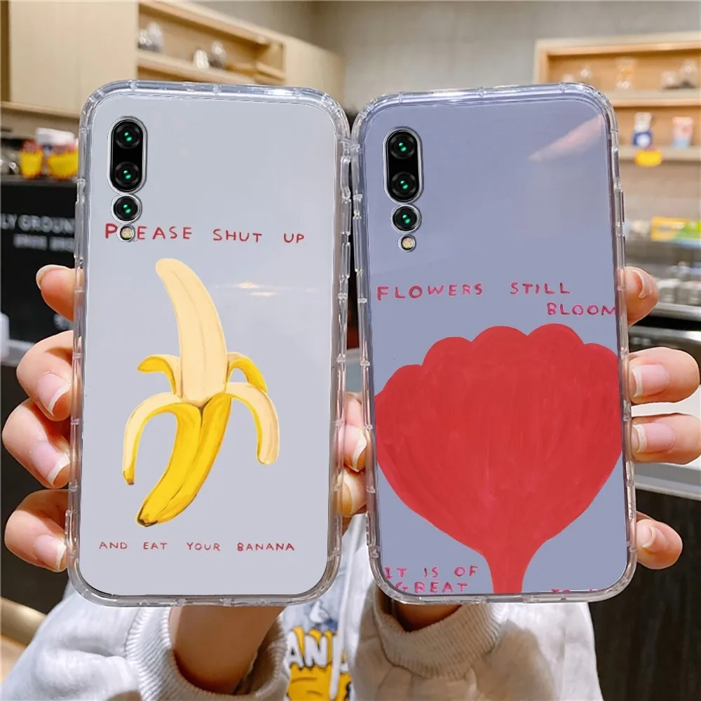 Custodia Per Telefono David Shrigley Visual Arts Per Xiaomi 11 Redmi Note 11 5G 8T 9A 9 10T Note8Pro Note9 12 Custodia Trasparente Sultra