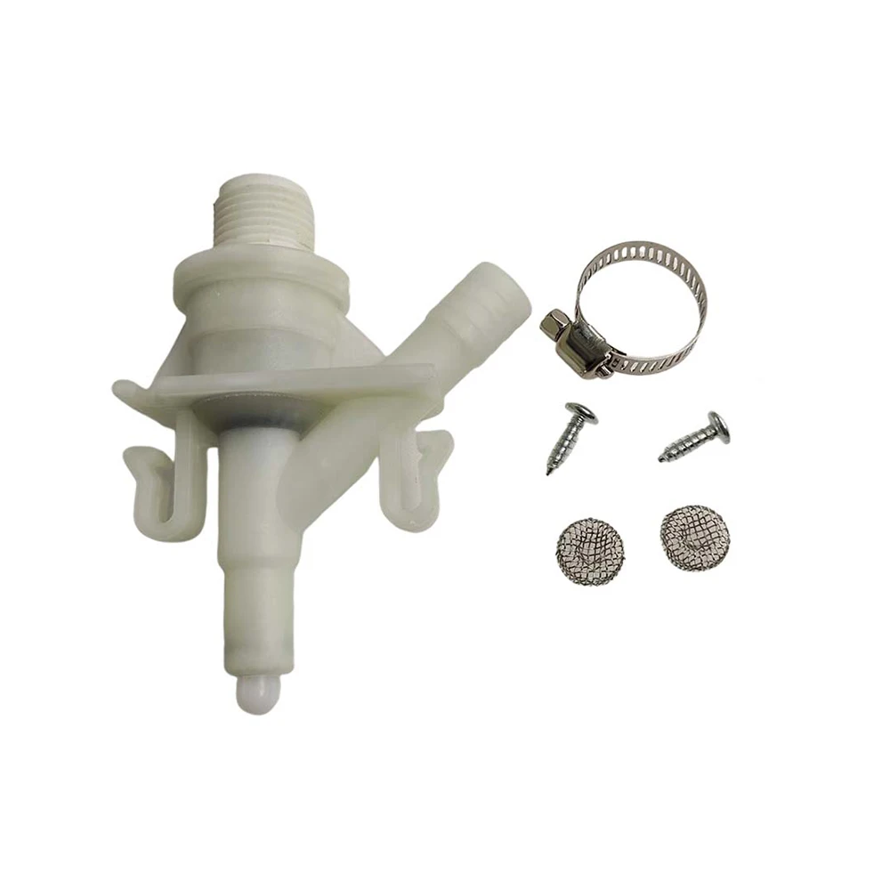 385311641 Durable Plastic Water Valve Kit For Dometic 300 310 320 Series For Sealand Marine Toilet Replacement