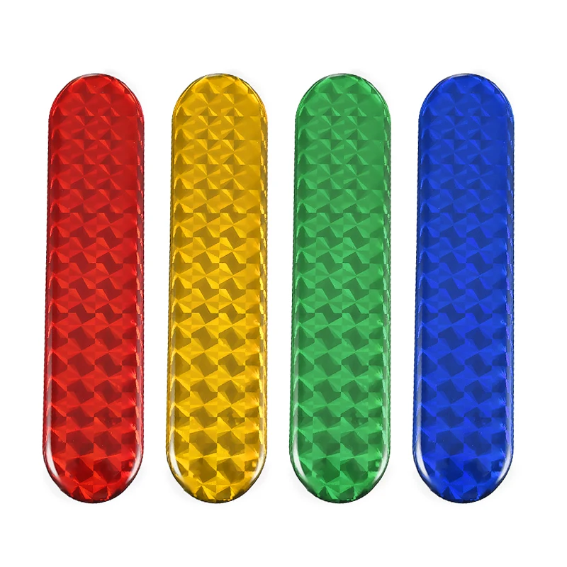 

2PCS Car Reflective Sticker Anti-collision Warning Stickers Exterior Reflex Tape Reflective Strip Safety Mark Car Door Decal