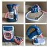 Pretend Kitchen Play Toys Electric Vacuum Cleaner Water Sweeper Household Juicer Dispenser Washing Machine Simulation Appliances 4