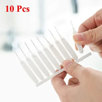 Brosse de nettoyage de pomme de douche, bain-douche, Anti-colmatage, petite brosse de nettoyage des pores, pour cuisine, toilettes, trou de téléphone, 10 pièces 1