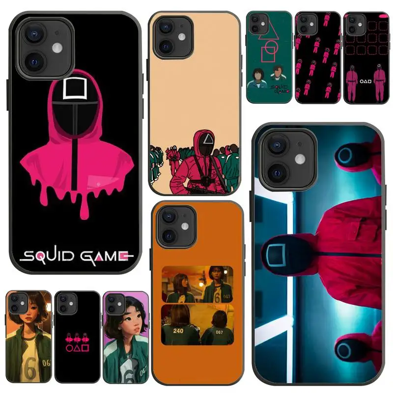 Squid Game Korea Phone Case For OPPO F 1S 7 9 K1 A77 F3 RENO F11 A5 A9 2020 A73S R15 REALME Pro |