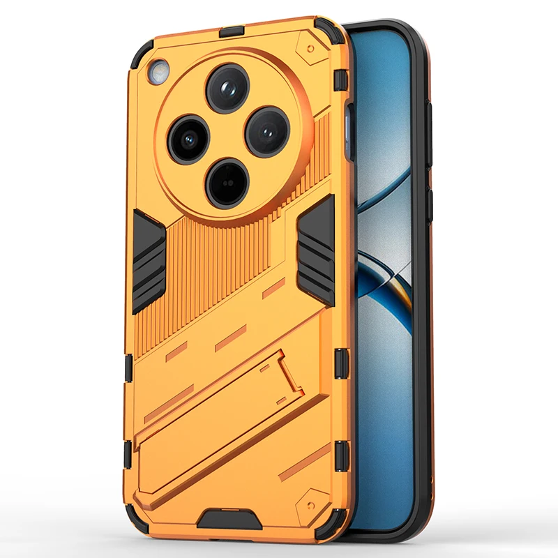 Shockproof Armor Phone Case with Reinforced Corners and Kickstand for Enhanced Protection