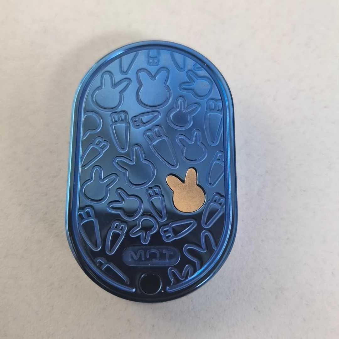Fidget spinner edc coelho rabugento em aço inoxidável slider_voghion.com
