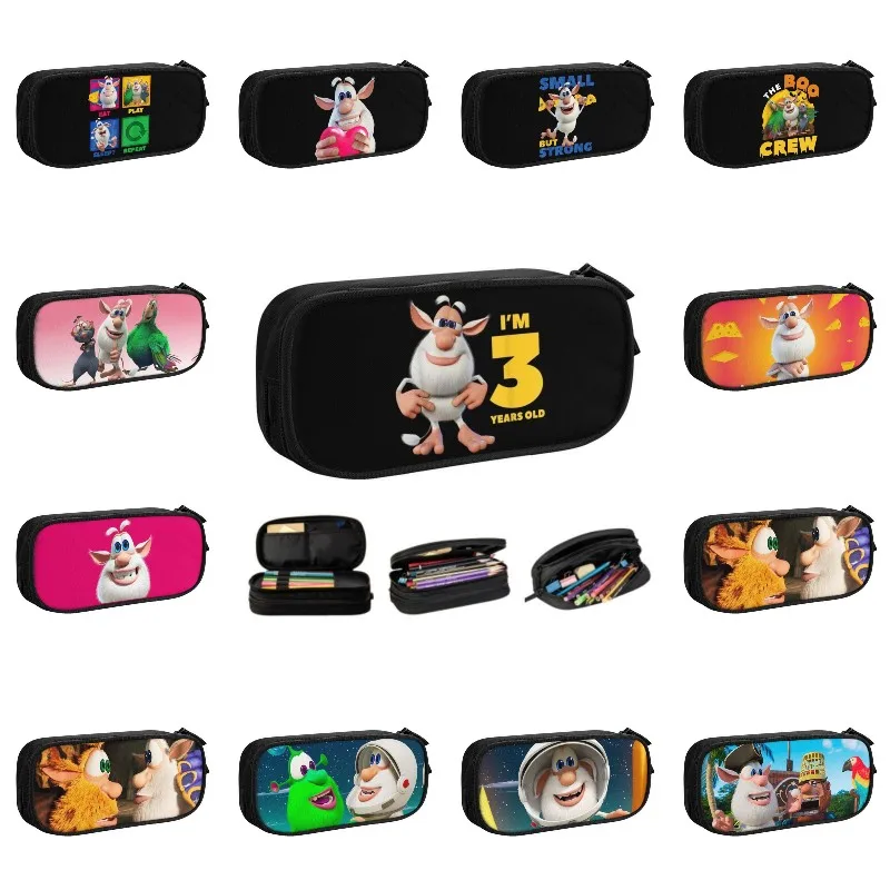 

Boobas Im 3 Years Old Cute Pencil Case Boy Girl Large Capacity Cartoon Animated Pencil Pouch Students Stationery