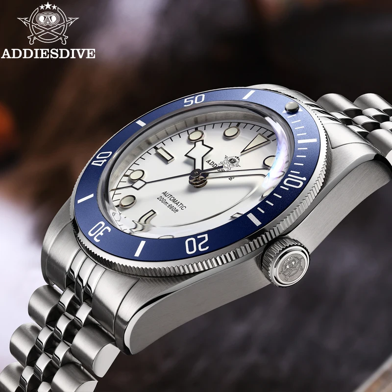 ADDIESDIVE New 39mm Watch Classic NH35 Automatic Mechanical Luxury Sapphire BGW9 Luminous Waterproof 200m Reloj AD2043 4
