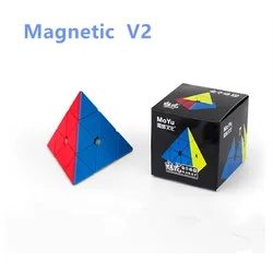 Magnetic 4x4 Speed Cube - Educational Puzzle Toy (Pyramid)