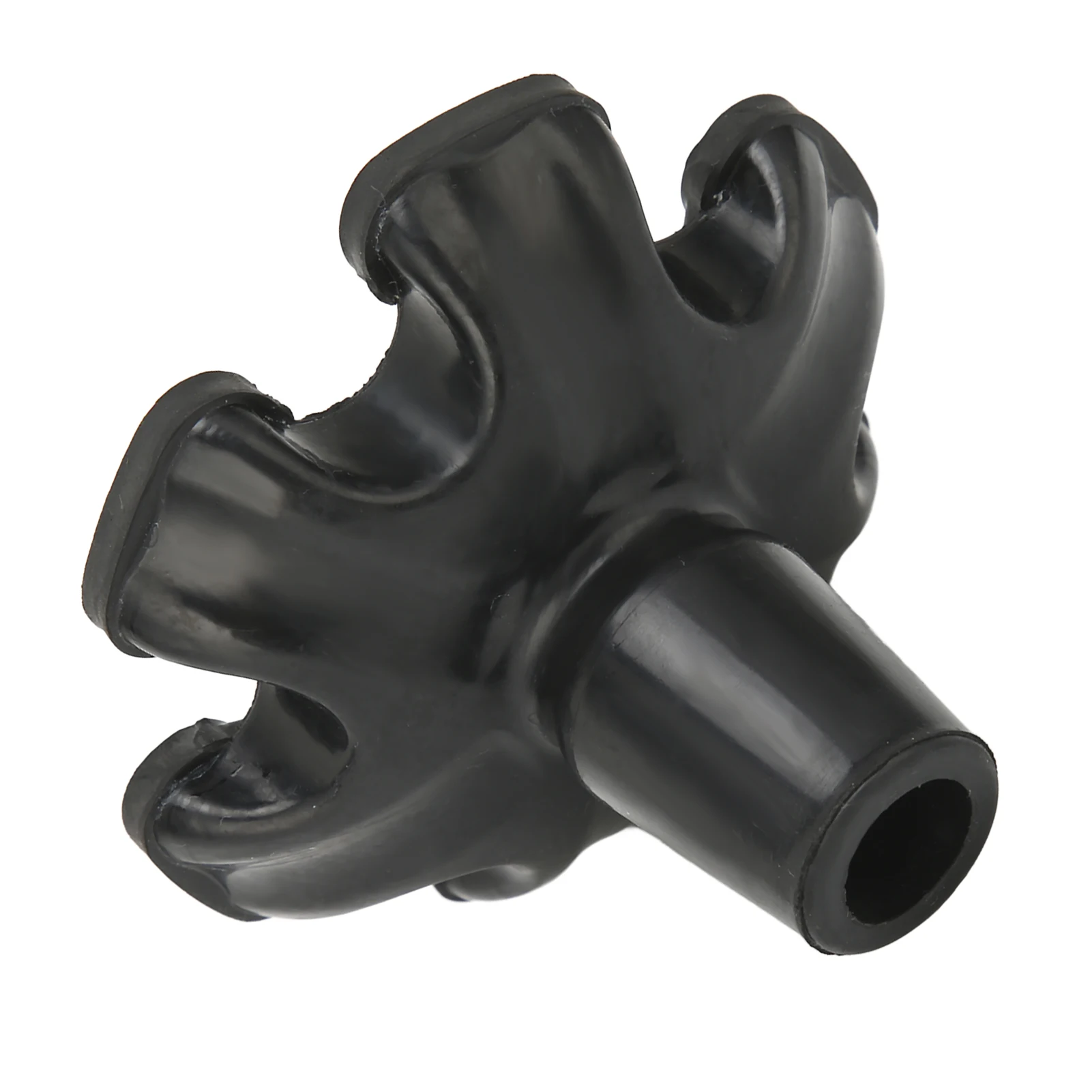 Gehstockspitzen, 6 Säulen-Design, rutschfestes Gummi, 19 mm, Krückenspitzen mit für Gehstock, Schießstock, Gummispitzen für Stöcke – Detail 9