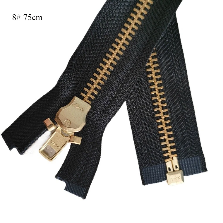 YKK Nylon-Reißverschluss Offenes Ende – 36 Cm, Beige, Auto-lock, Für Jacken, Strickwaren & Mehr