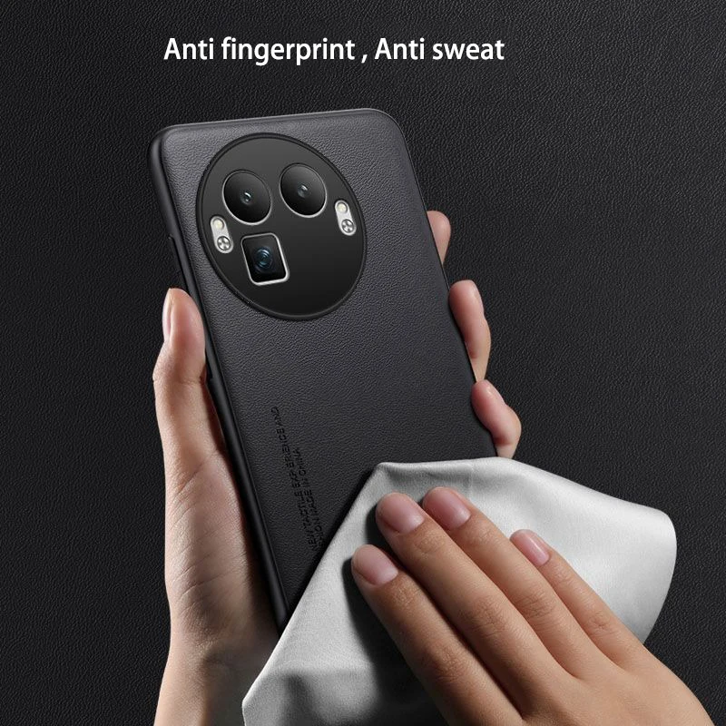 Premium PU Leather Phone Case with Silicone Full Camera Protection