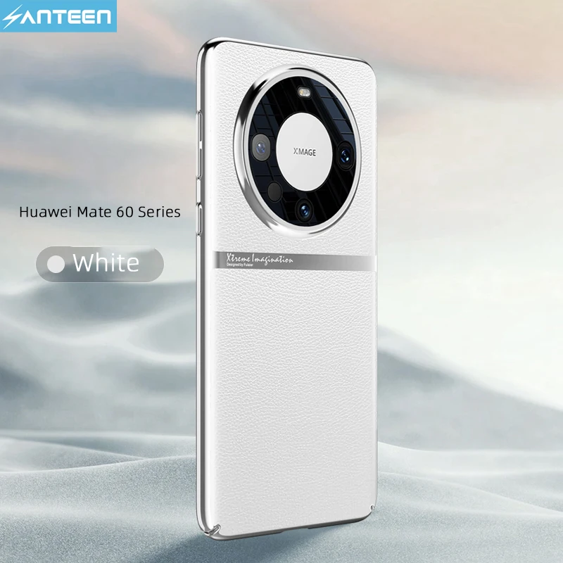 

Чехол Anteen для Huawei Mate 60 Pro, роскошный кожаный чехол, Защита камеры, задняя крышка из искусственной кожи для Huawei Mate 60