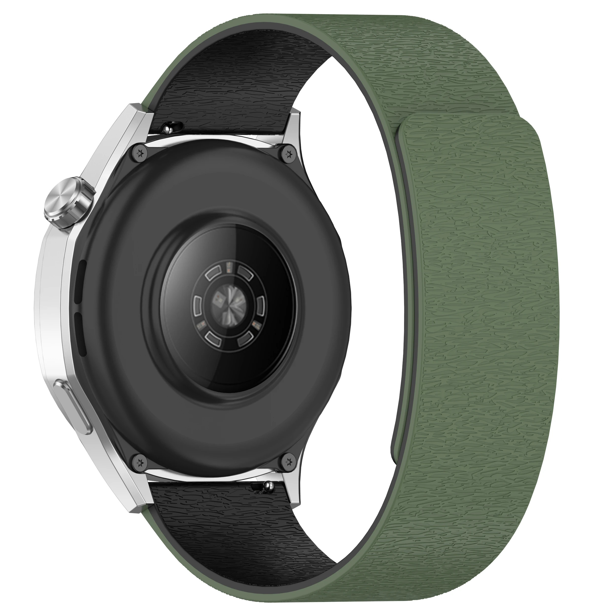 Universal Magnetic Silicone Strap - 18mm/20mm/22mm Adjustable Band
