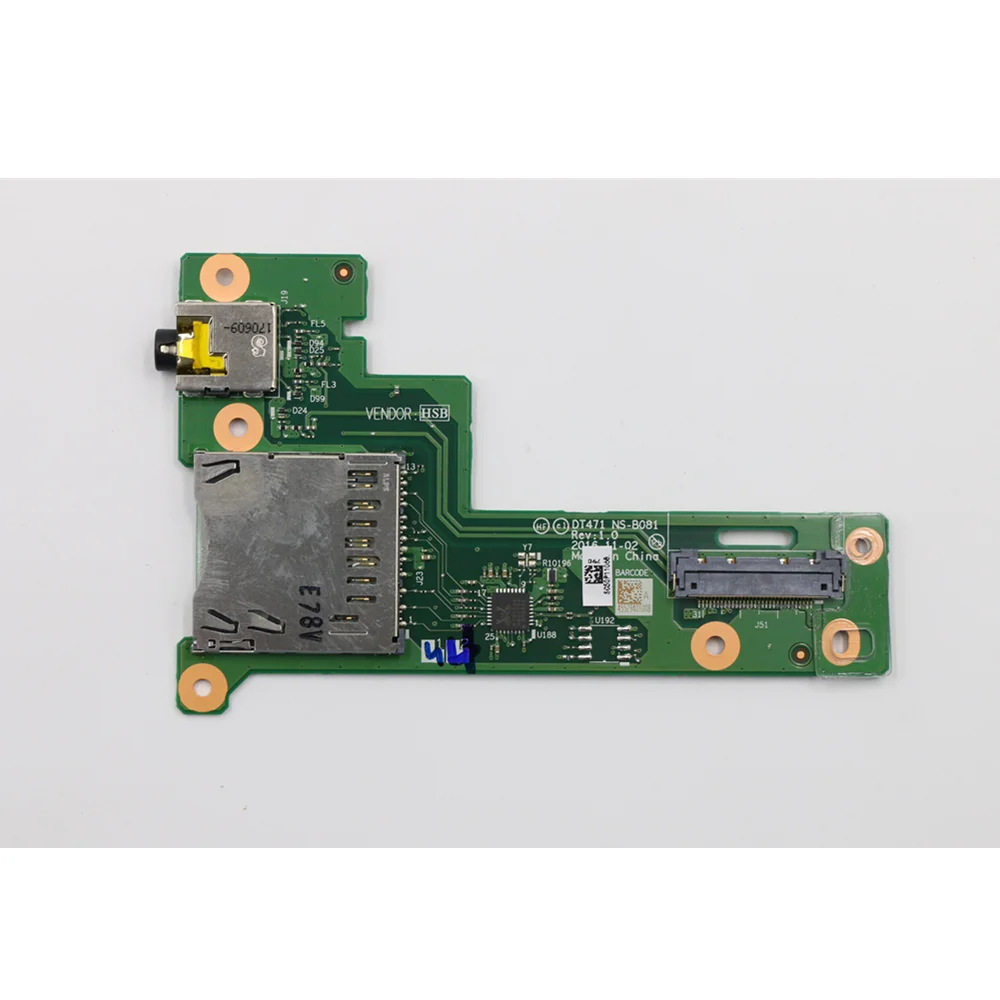 

Новый оригинальный SD/аудио субплата для Lenovo Thinkpad T460S T470S аудио Плата 01ER384 01ER082 DT471 NS-B061 NS-B081