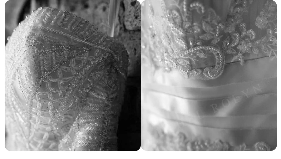 ETHEL ROLYN Luxury Wedding Dresses For Women Long Sleeve Beading Appliques Vintage Princess Wedding Gown Vestidos De Novia