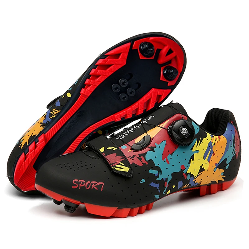 Chaussures de cyclisme professionnelles hommes vtt